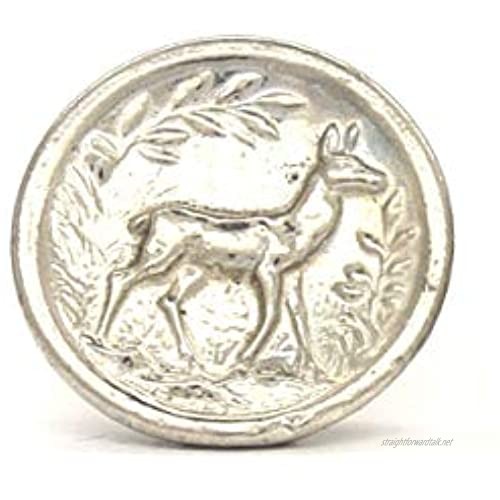 Fine Pewter Bambi Lapel Pin Handcast by William Sturt