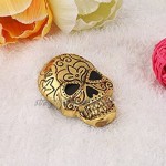 TENDYCOCO Skull Brooch Pin Halloween Party Favor Decoration (Antique Silver)