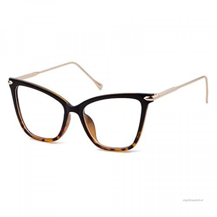 Cat Eye Glasses Fashion Retro Decorative Glasses Cateye frame Clear Lens Glasses for Women