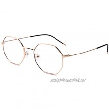 DONGDI Blue Light Block Glasses Anti Glare UV400 Filter Titanium Metal Frame Light Weight Computer Gaming Eyeglasses for Women Men…