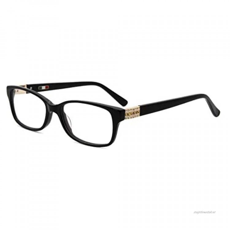 Fashion glasses women clear lens non prescription glasses Vintage Spectacles Acetate Rhinestone Eyeglasses