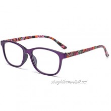 Lergo Men WomenFlower Reading Glasses Presbyopia Eyeglasses 1.0 1.5 2.0 2.5 3.0 3.5 4.0 Strength