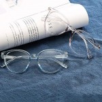 Lsgepavilion Unisex Transparent Glasses Frame Spectacles Protection Clear Lens Eyeglasses Frame