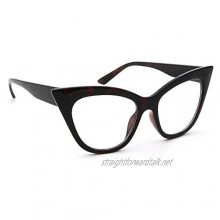 Neutral glasses KISS® - CAT EYE mod. NIKITA - vintage rockabilly FASHION WOMAN optical frame