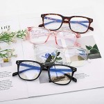 O-Q CLUB Block Blue Light Glasses Optical Anti-Blu-ray Glasses Square Glasses UV Protection for Women Men