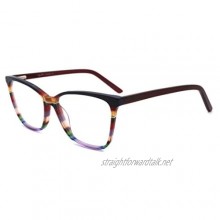 Oversize Multicolor Eyeglasses Non-prescription Optical Frame for Women & Girls