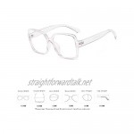 Oversized square glasses frames clear lens eyeglasses unisex eyeglasses
