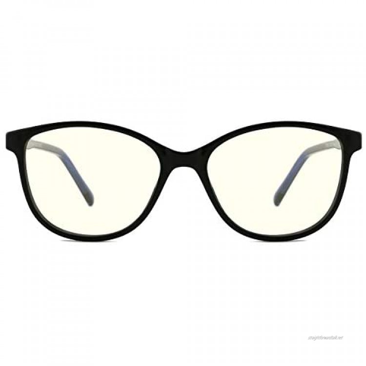 TIJN Blue Light Blocking Glasses Square Vintage Eyeglasses Anti Blue Ray UV Protection Computer Game Glasses