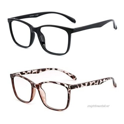 TIJN Stylish Cat Eye Glasses Anti Blue Light Eyeglasses Blocking UV Headache for Women Men