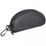Accessotech Sunglasses Reading Glasses Carry Case Bag Hard Zipper Box Travel Pack Pouch (Black)