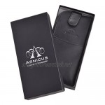 Arnicus Luxury Genuine Leather Glasses Case with Pockets