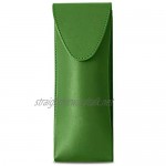 Lucrin - Thin glasses case - Smooth Leather