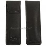 Mens/Ladies/Womens Soft Leather Slim Glasses Case/Pouch