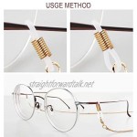 3 Pack Eyeglasses Chain Gold Spectacles Sunglass Holder String Glasses Cords for Women (76CM)