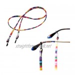 Baoblaze 5 Pieces/Pack Bohemian Ethnic Cotton Material Eyeglass Sunglesses Glass Retainer Lanyard String