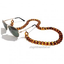 Colors Fashion Acrylic Candy Color Reading Beach Glasses Chain for Women Cords Beaded Eyeglass Lanyard Hold Straps Sunglasses Chain Jewelry