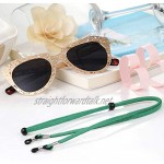 COMVIP Adjustable Eyeglass Cords Retainer Anti-slip Eyewear Holder Strap
