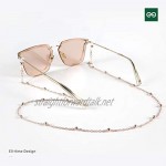 Eli-time Beaded Eyewear Chain Fit Sunglasses/Glasses/Reading Glasses Strap and Glasses Holder for Women
