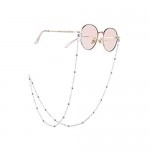 Eye Glasses Sunglasses Spectacles Vintage Chain Holder Cord Lanyard Silver Or Gold Plain Ball Necklace
