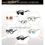 Eyeglasses Chains Clip Eyeglass Holder Chains with Non-slip Clips Eyeglasses Retainers Neck Cord Sunglasses Holder Gold