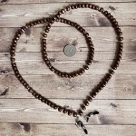 Glasses Chain - Wooden beaded spectacle cord - Brown - Eyeglasses strap/holder - 30 inches
