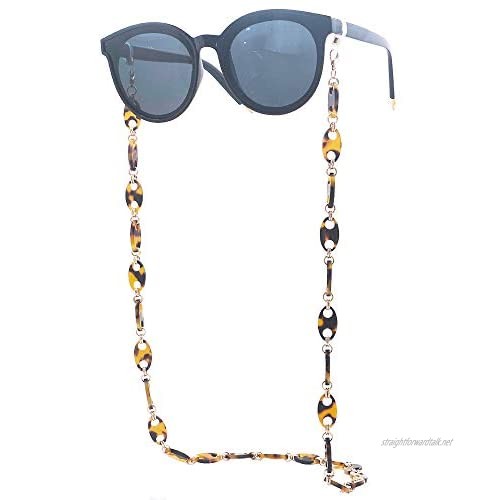 KAI Top Acrylic Eyewear Retainer Lanyard Fashion Eyeglass Chain Sunglasses Chain Strap Holder Cord for Women Girls Men