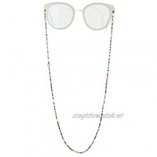 KELITCH Eyeglasses Chain Holder Cords Eyewear Sunglasses Strap Holder Pearl Beaded Mask Chain Cord Glasses Retainer