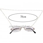 Kyoidy Stainless Steel Eyeglass Chains Imitation Pearl Beaded Spectacles Sunglasses Reading Glasses Chain Cord Holder Neck Strap Rope