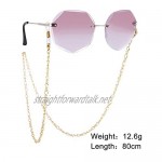 LIKGREAT Flat Link Chain Reading Glasses Chains Sunglasses Chain Lanyards Eyeglasses Strap Eyewear Cord Rope Strap for Women