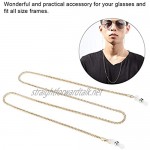 Metal Sunglasses Strap Chain Sunglass Alloy Glasses Chain Anti-Slip Eyeglass Chain Reading Glasses Rope Strap Cord Holder