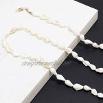 Novelty Small Conch Eyeglass Chain Eyewears Sunglasses Reading Glasses Chains Cord Holder Neck Strap Rope White