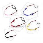 NUOLUX Eyeglass Chain Eyeglasses Sunglasses Strap Anti-slip Elastic Silicone 5 Color