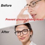 Silicone Eyeglass Strap Eyewear Retainers Sports Anti-Slip Elastic Glasses Sunglass Cord Holder for Men Women Eye Protection (4pcs/Pack[Black X 2 White X 2])
