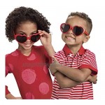 Boolavard Kids Fashion Retro Summer Heart Shape Design Lolita Sunglasses Eye Glasses Eyewear