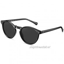 Carfia Mens Sunglasses Polarised Vintage Eyewear UV400 Protection Acetate Frame for Driving Travelling