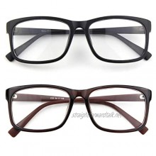 CGID CN12 Casual Fashion Basic Square Frame Clear Lens Eye Glasses