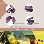 DUCO oversized polarised sunglasses for women ladies sunglasses 100% UV400 Protection 6214