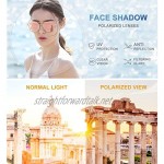 Face Shadow Cat Eye Sunglasses for Women Polarized Fashion Metal Decoration Ultralight UV400 Protection
