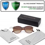 Face Shadow Classic Oversized Polarized Sunglasses for Women Ladies Fashion Sun Glasses UV400 Protection