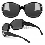 Face Shadow Oversized Sunglasses for Women Polarized Fashion 100% UV400