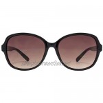 French Connection Square Sunglasses in Black on Tortoiseshell FCU644