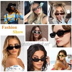 Grainas Retro Rectangle Sunglasses for Women Men Fashion Vintage Square Frame Glasses UV 400 Protection Driving Eyewear
