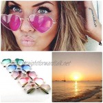 Heart Shape Festival Sunglasses for Women Lolita Retro Hippy Vintage Ibiza Festival Love