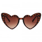Heart Sunglasses Women Girls Fashion Retro Cat Eye Sunglasses UV400 Protection