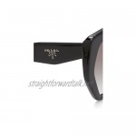 Prada Women's 0Pr16Rs 1Ab0A7 56 Sunglasses Black/Gradient