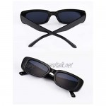Retro Small Frame Sunglasses Men And Women Trendy Rectangular Sunglasses Cross-border All-match Sunglasses