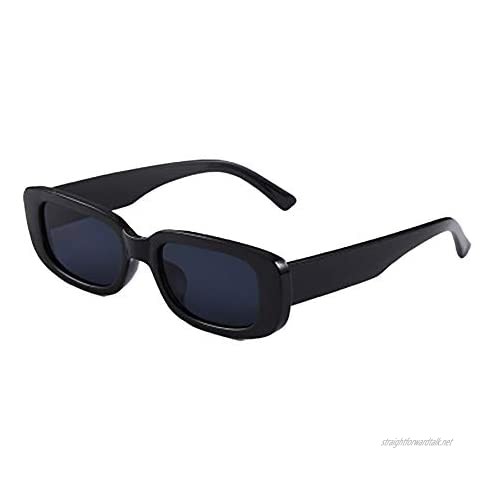 Retro Small Frame Sunglasses Men And Women Trendy Rectangular Sunglasses Cross-border All-match Sunglasses