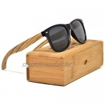 Sunglasses for Men and Women with Zebra Wooden Legs and Polarised Lenses GOWOOD