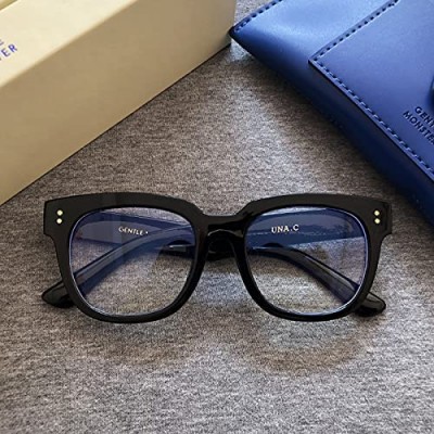 tggh Sunglasses 2021 Women GM Sunglasses Korea Gentle Plain Glasses Monster Sunglasses Fashion Lady Anti Blue Ray Vintage Glasses (Lenses Color : Luxury Package)