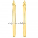 Carissima Gold 9 ct Yellow Gold 48 mm Creole Earrings